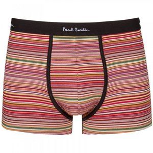 Paul  Smith Red Multi Stripe Boxer Brief